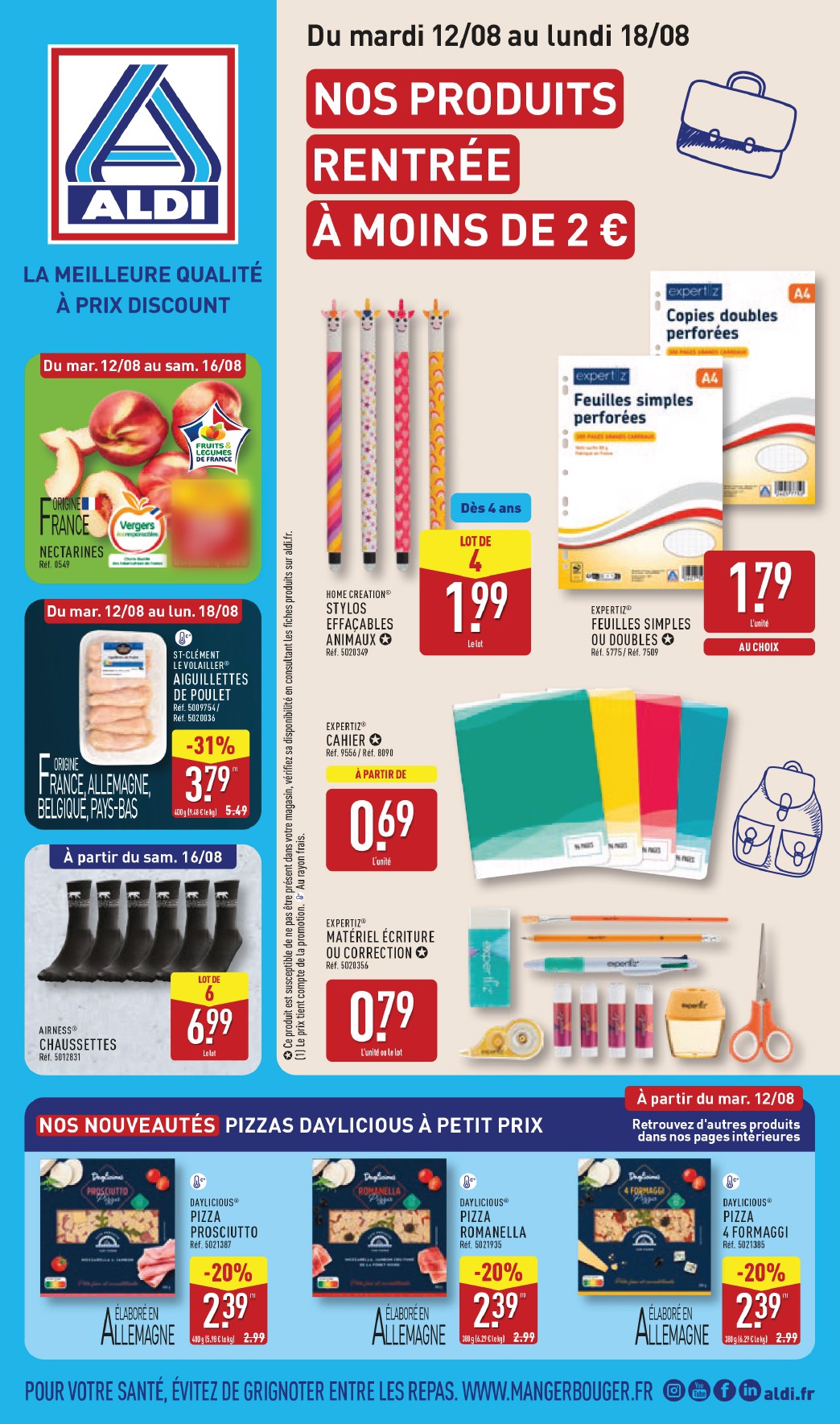 Catalogue ALDI valable du 12/08 au 18/08