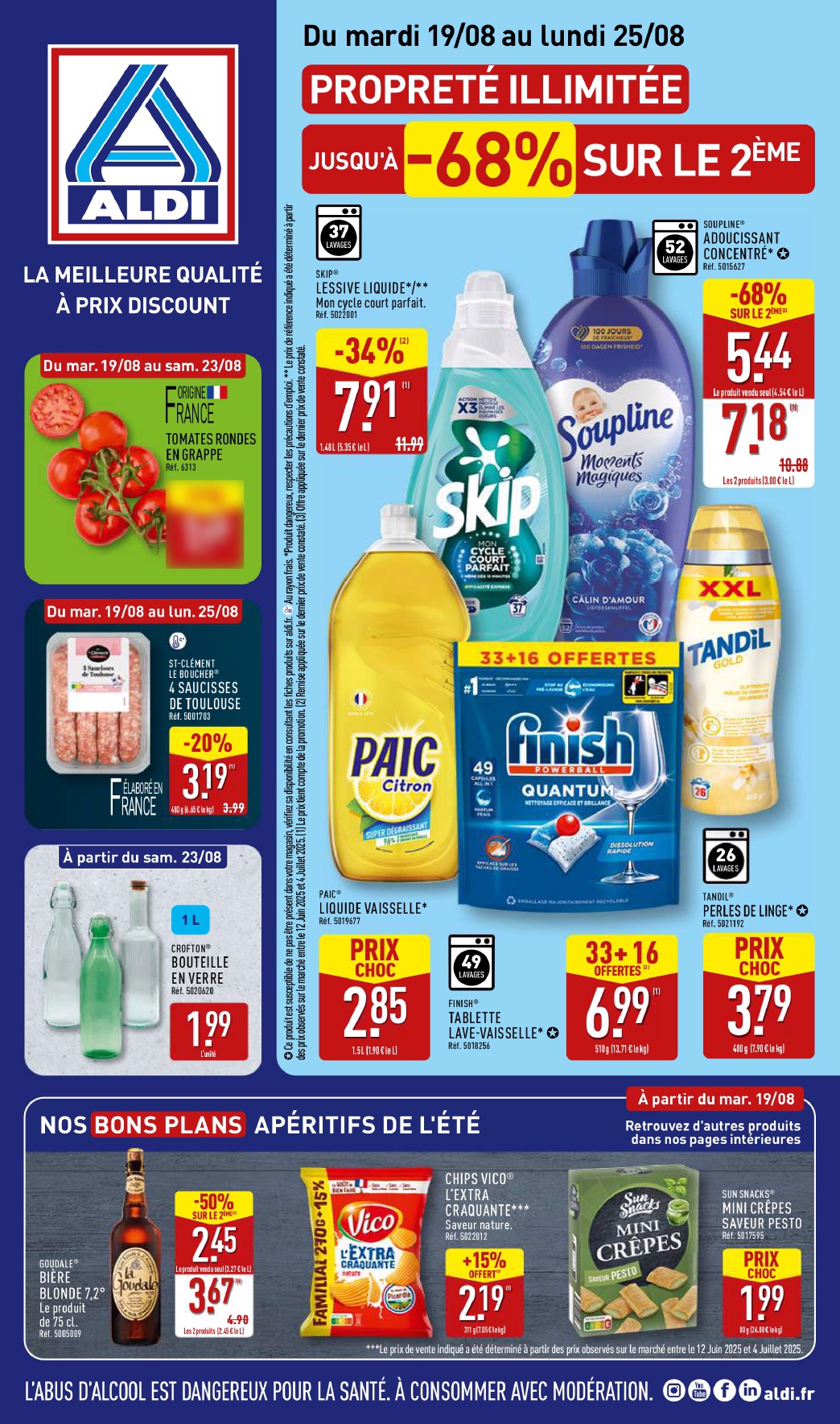 Catalogue ALDI valable du 19/08 au 25/08