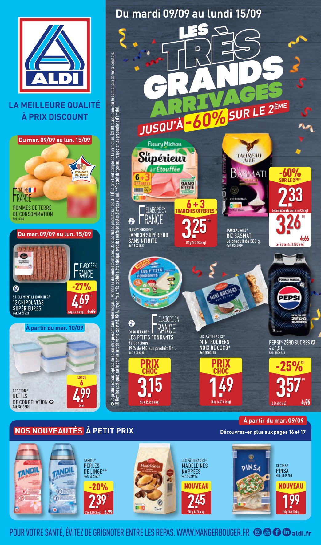 Catalogue ALDI valable du 09/09 au 15/09