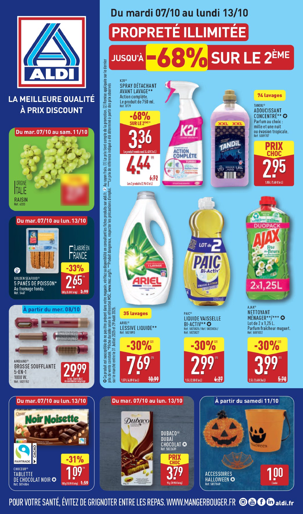 Catalogue ALDI valable du 07/10 au 13/10