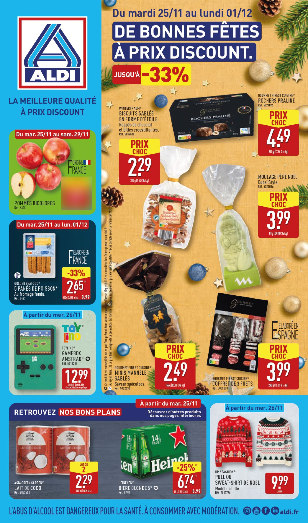 Catalogue ALDI valable du 25/11 au 01/12