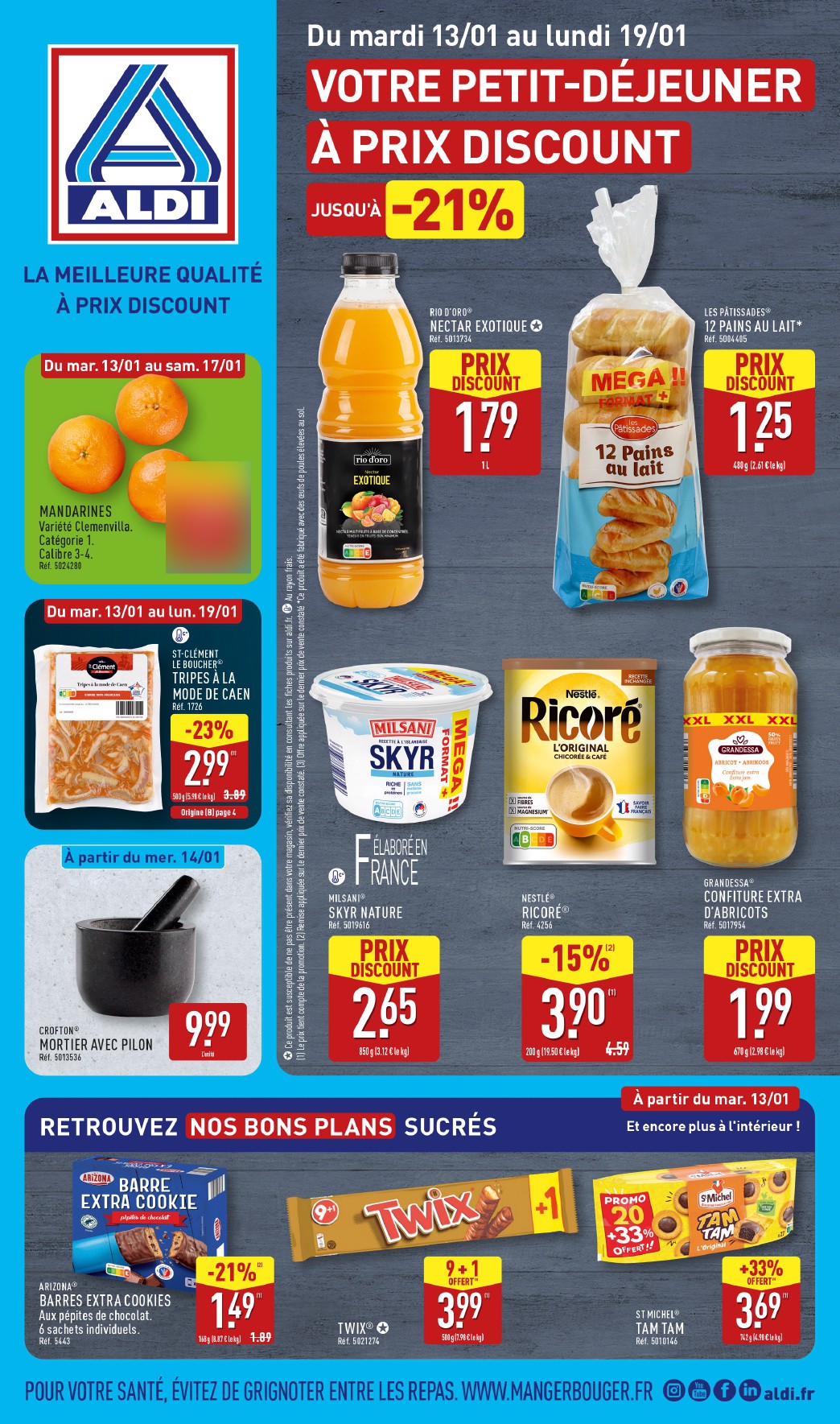 Catalogue ALDI valable du 13/01 au 19/01