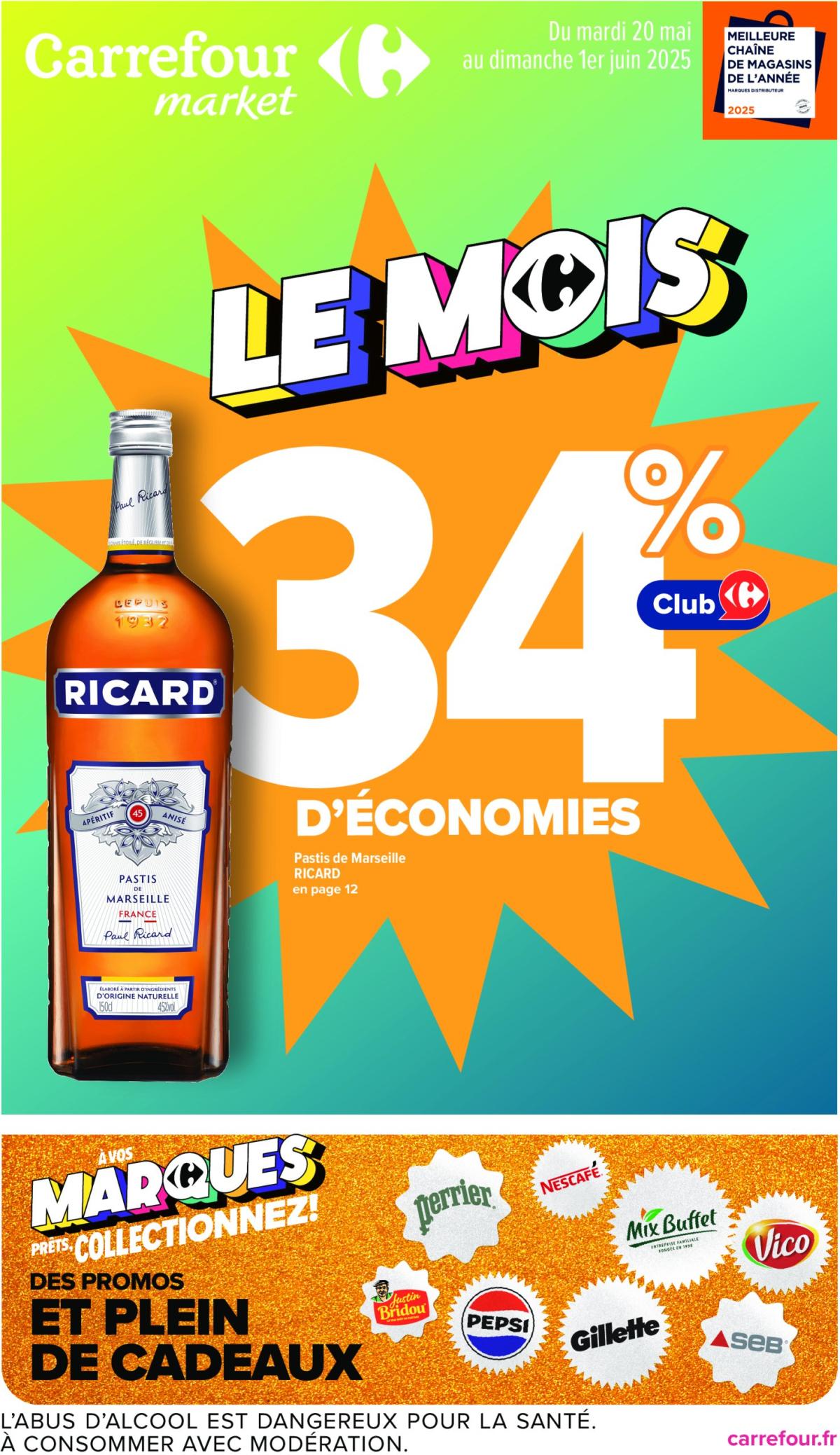Catalogue Carrefour Market valable dès 20/05 - 01/06