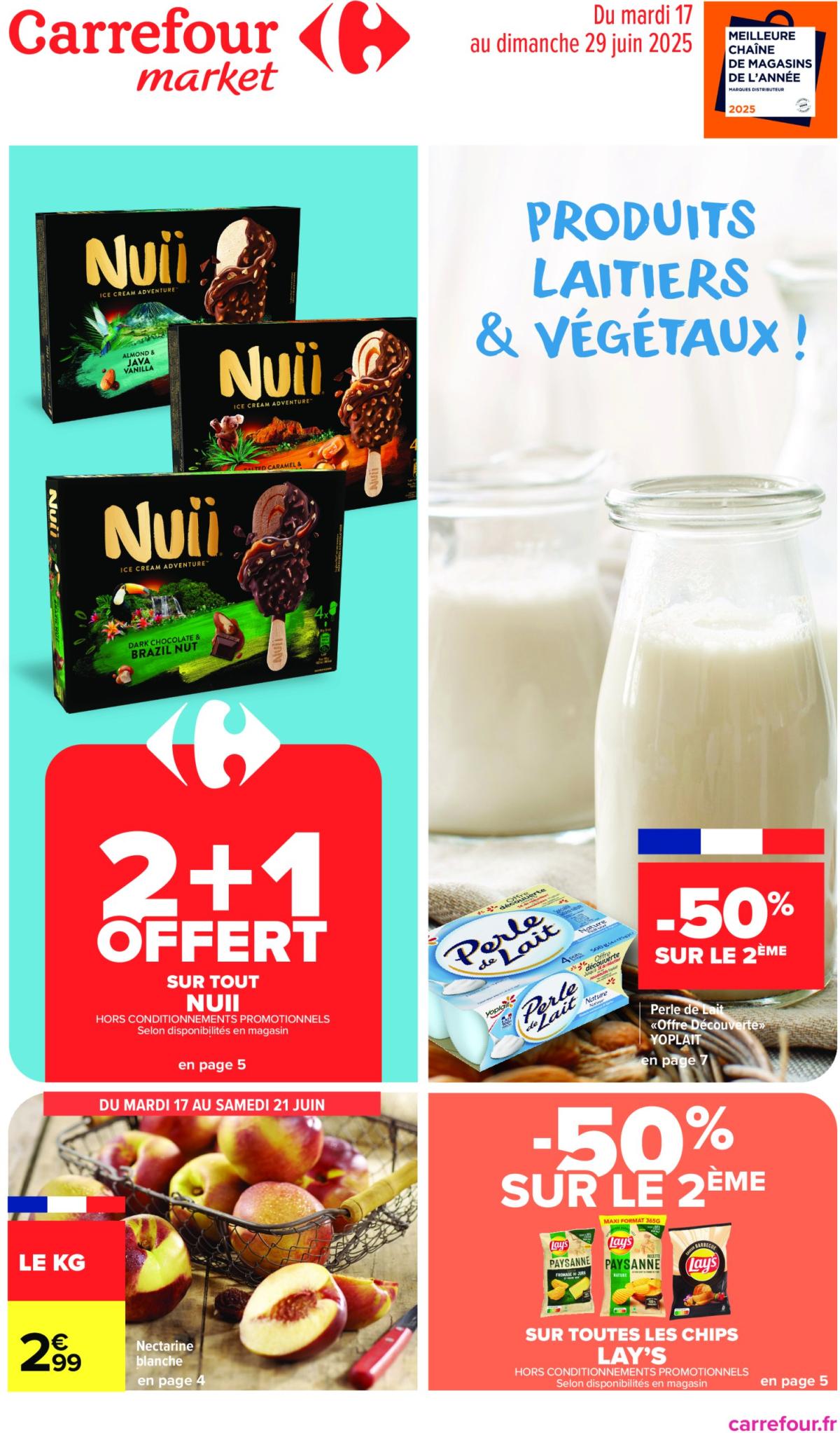 Catalogue Carrefour Market valable du 17/06 au 29/06