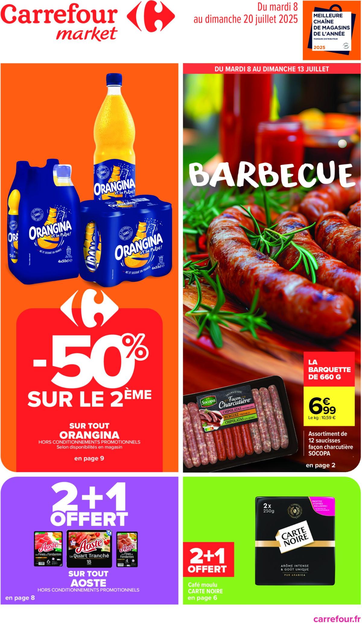 Catalogue Carrefour Market valable du 08/07 au 20/07