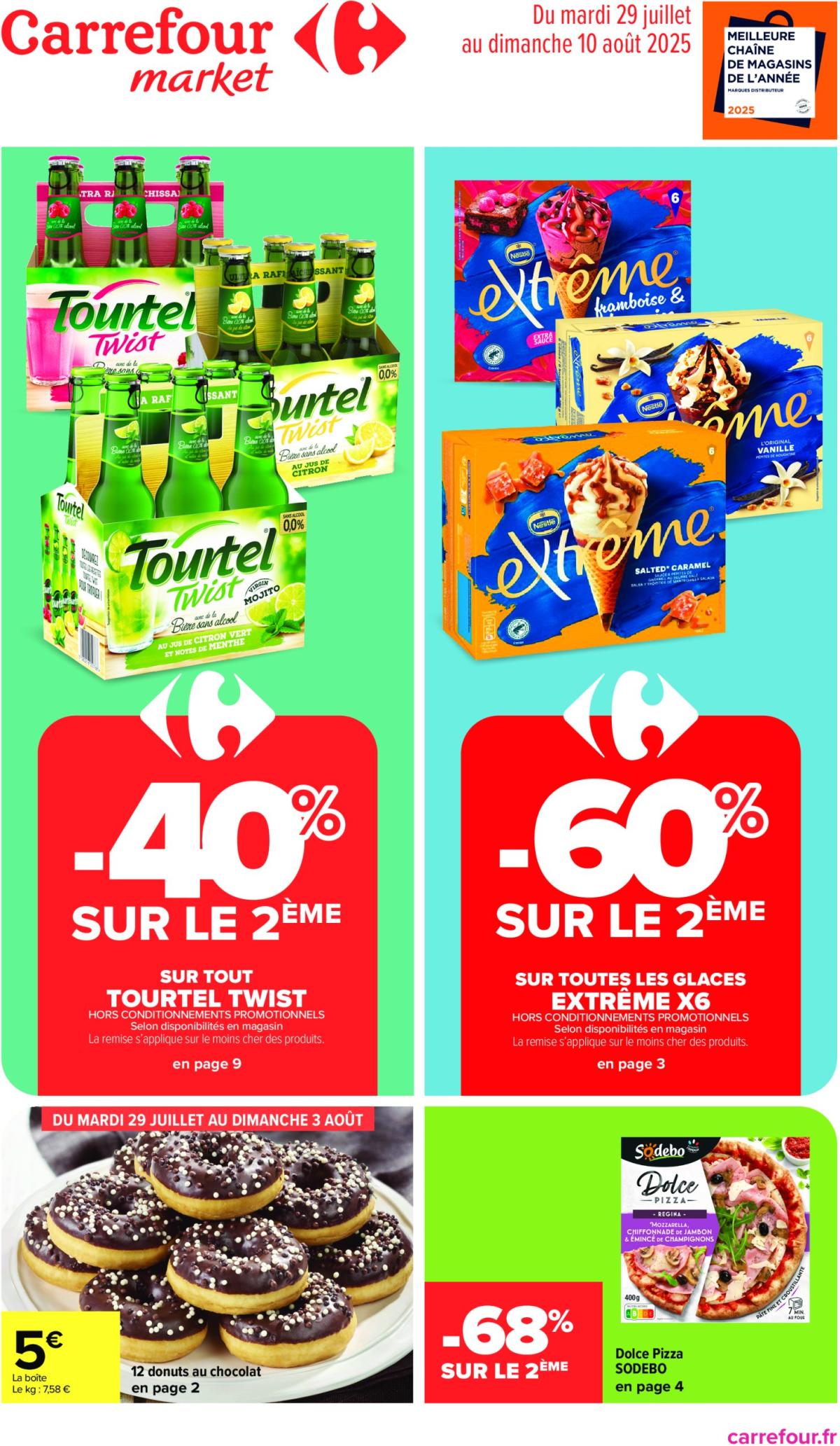 Catalogue Carrefour Market valable du 29/07 au 10/08