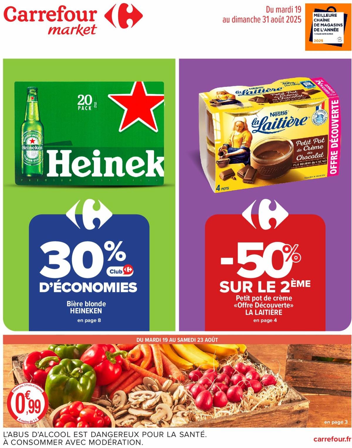 Catalogue Carrefour Market valable du 19/08 au 31/08