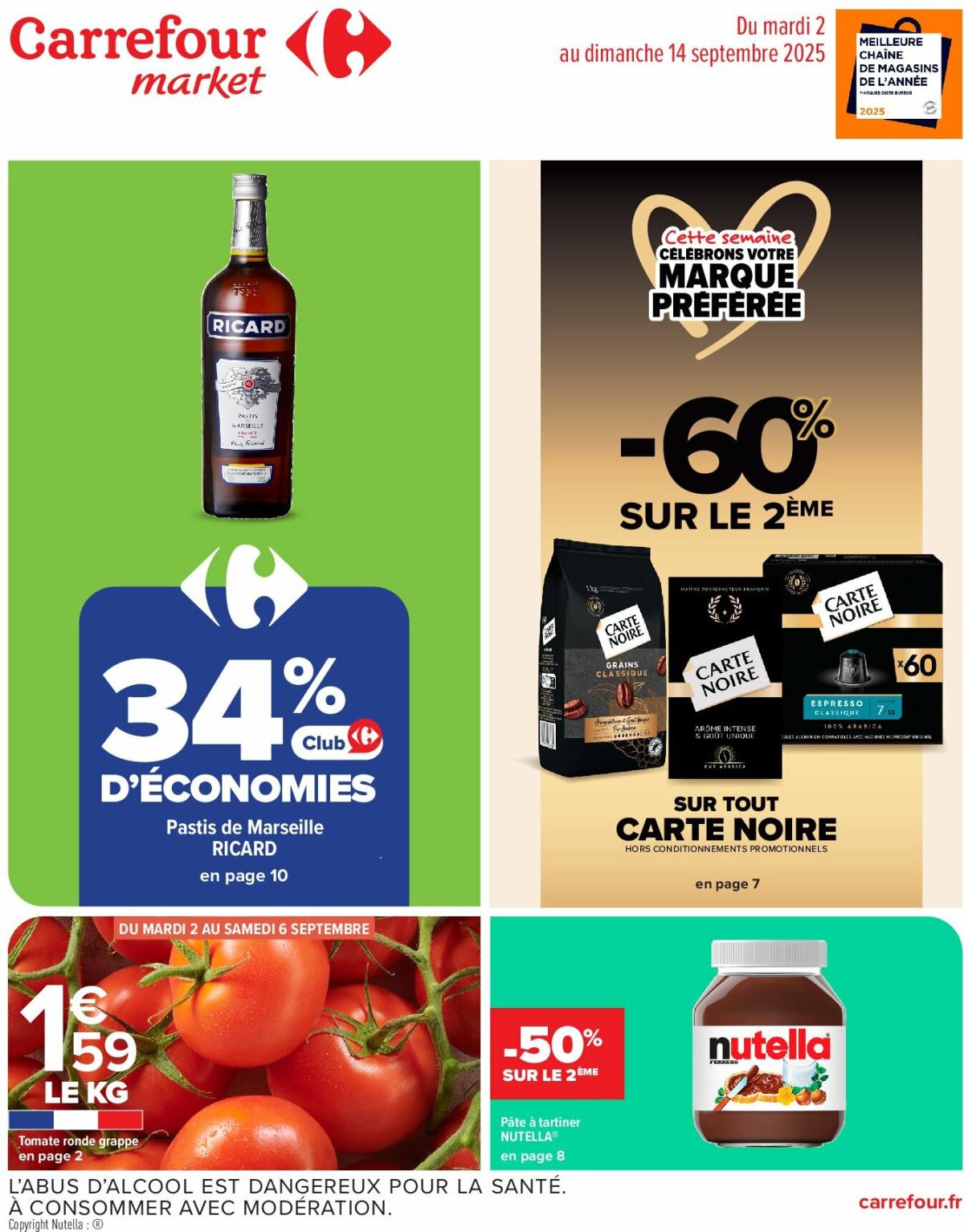 Catalogue Carrefour Market valable du 02/09 au 14/09