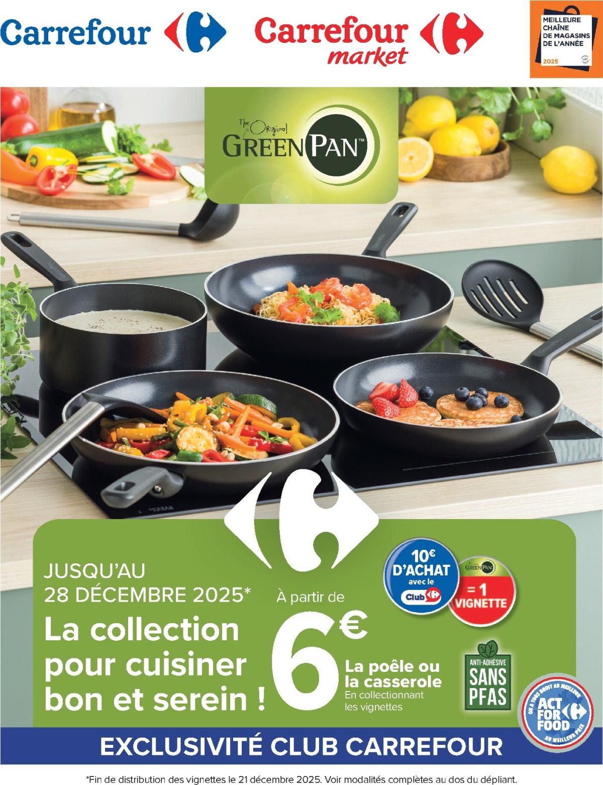 Catalogue Carrefour Market - Green Pan valable du 29/09 au 21/12