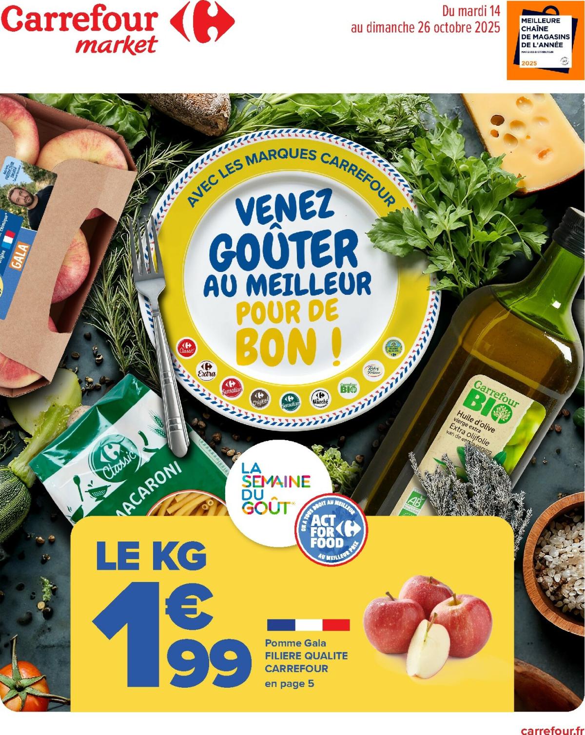 Catalogue Carrefour Market valable du 14/10 au 26/10