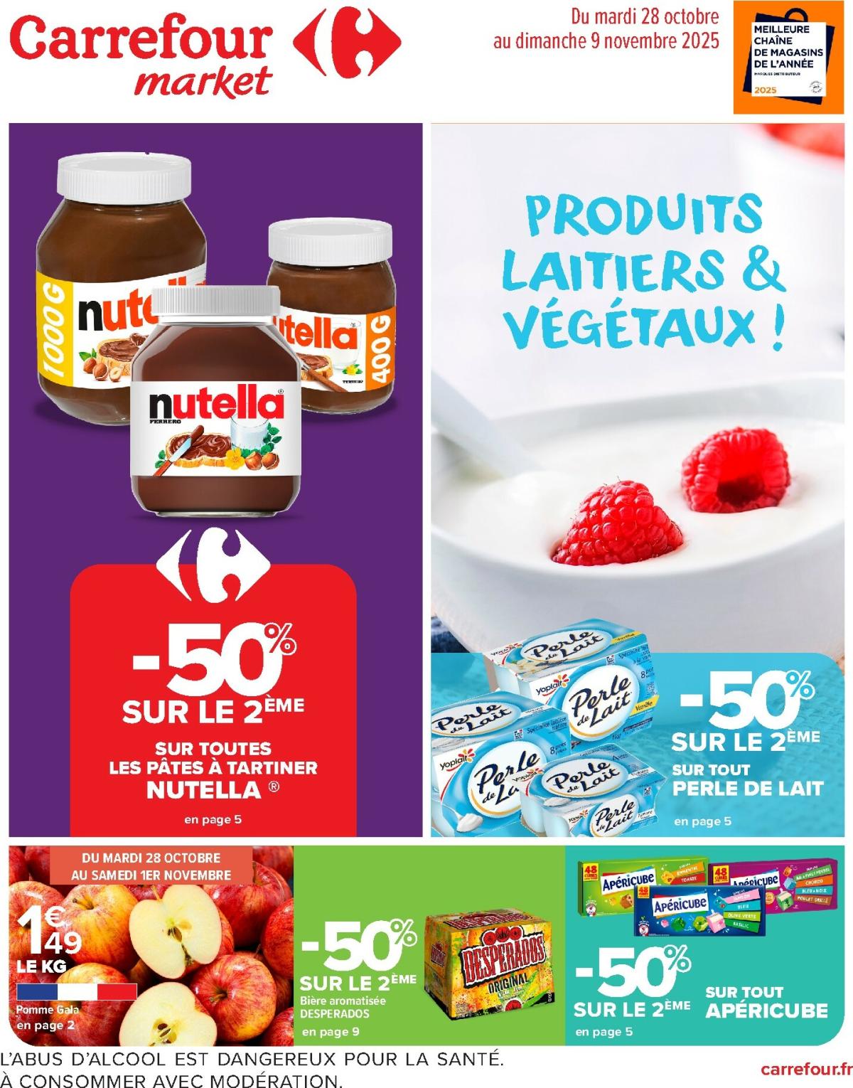 Catalogue Carrefour Market valable du 28/10 au 09/11