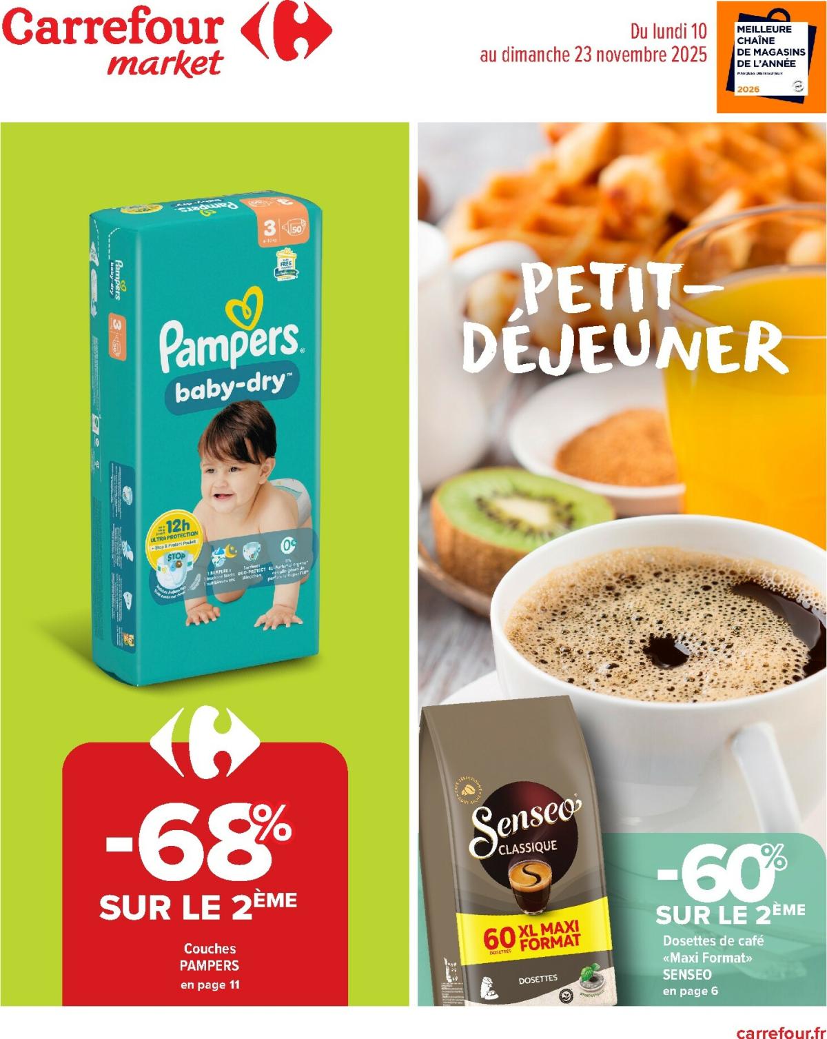 Catalogue Carrefour Market valable du 10/11 au 23/11