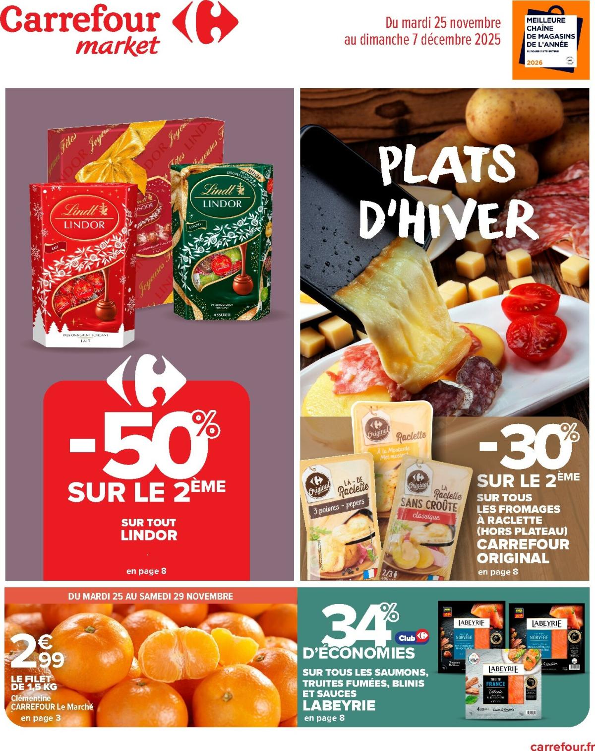 Catalogue Carrefour Market valable du 25/11 au 07/12