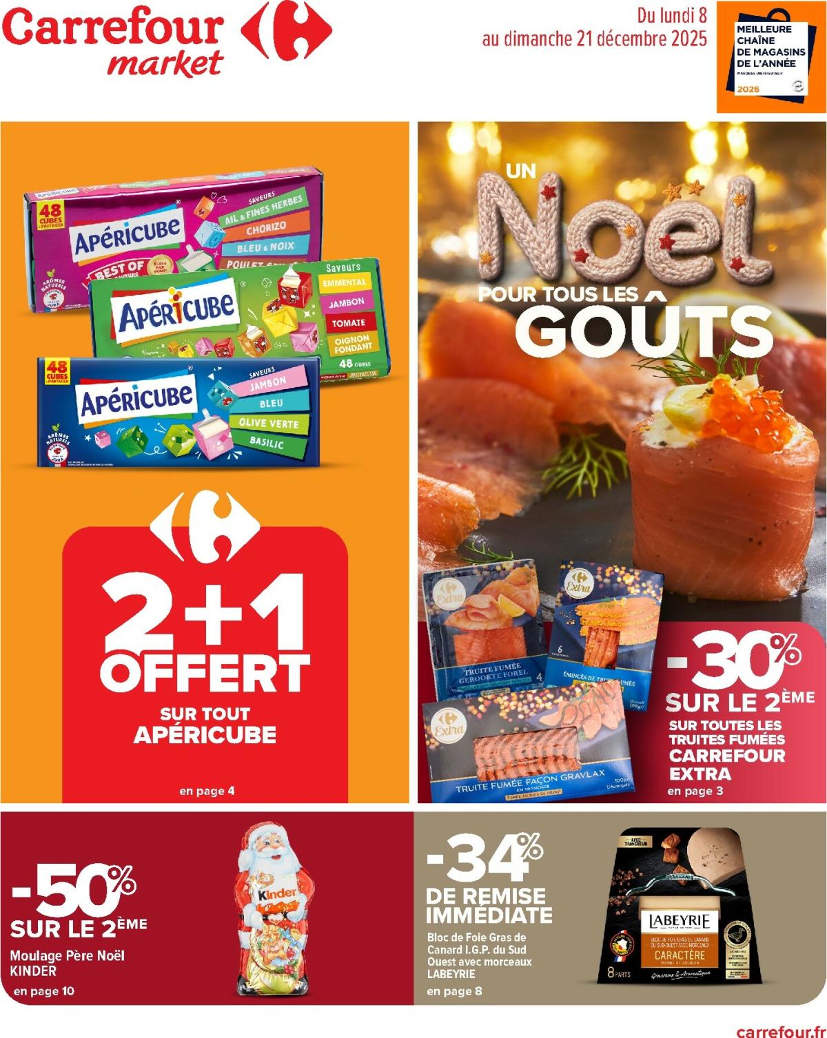 Catalogue Carrefour Market valable du 08/12 au 21/12