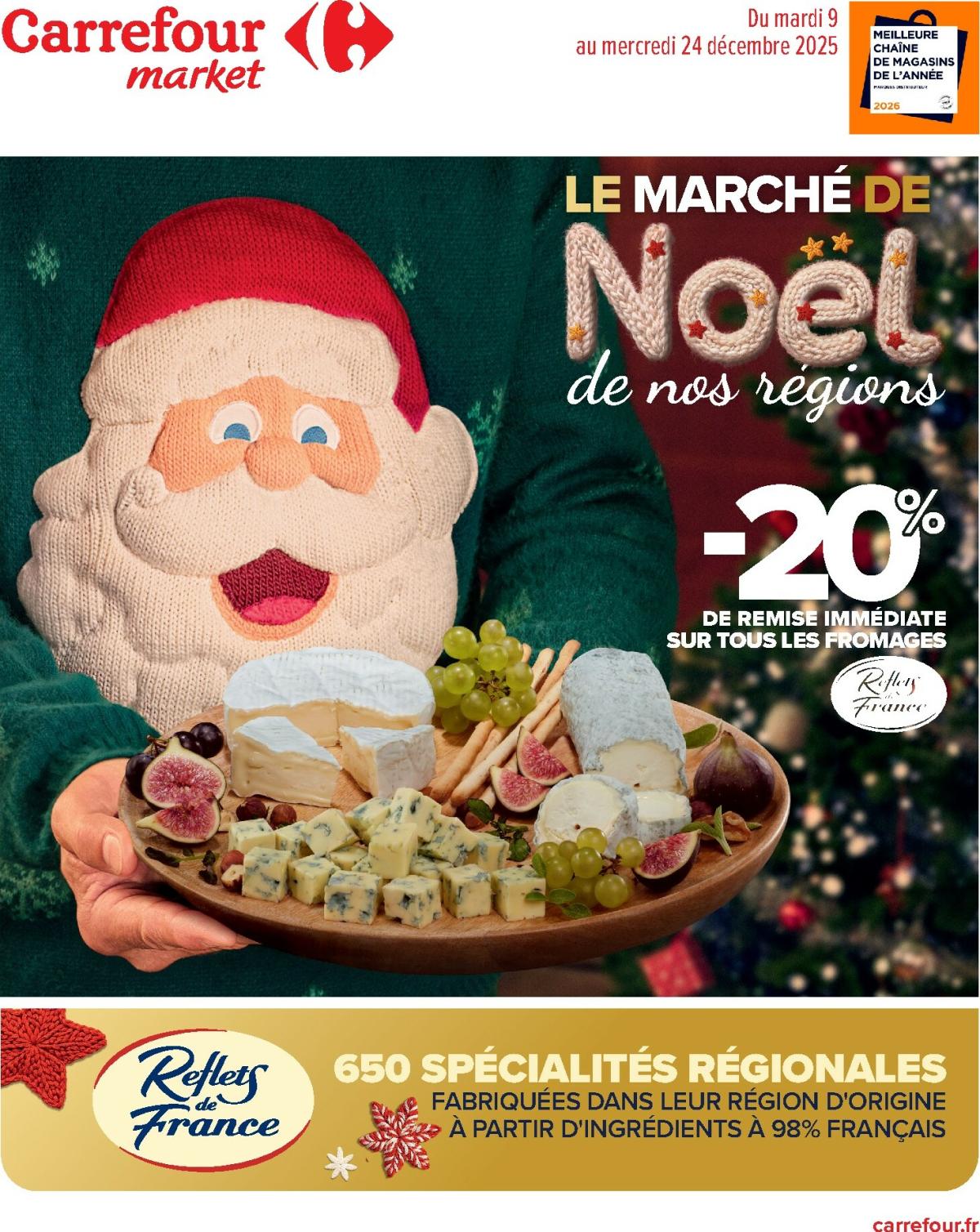 Catalogue Carrefour Market - Noël valable du 09/12 au 24/12