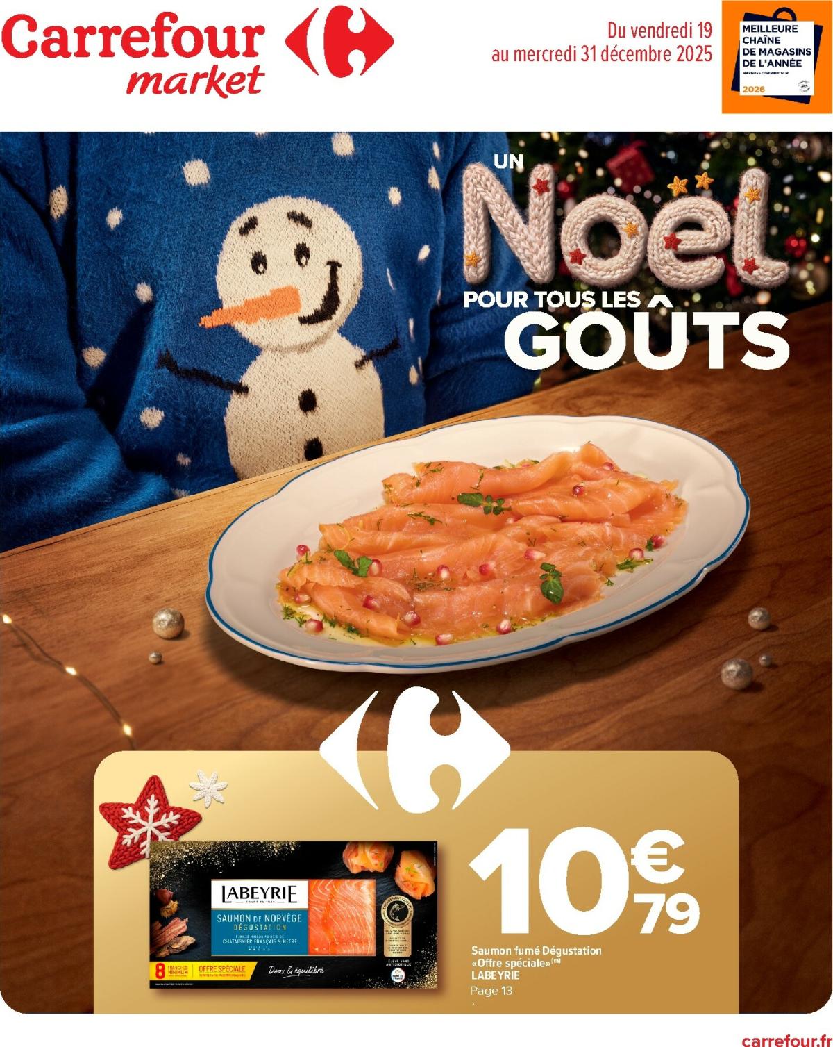 Catalogue Carrefour Market - Noël valable du 19/12 au 31/12