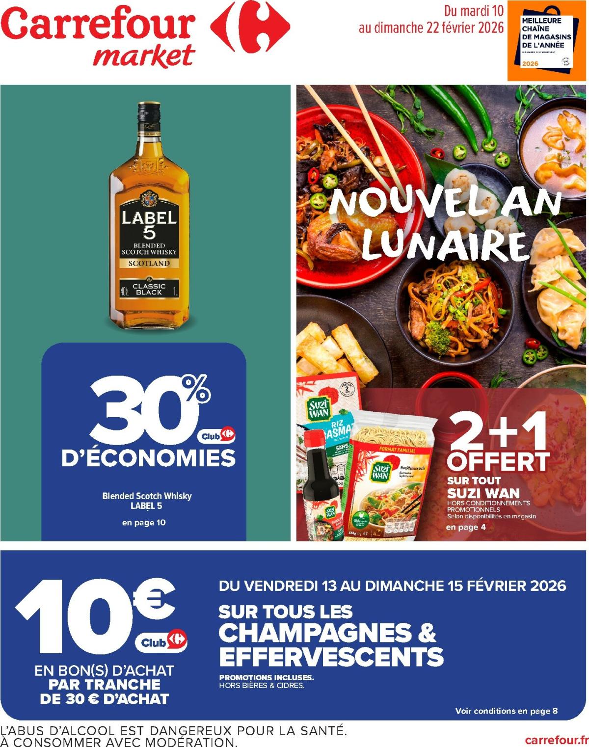 Catalogue Carrefour Market valable du 10/02/2026 au 22/02/2026