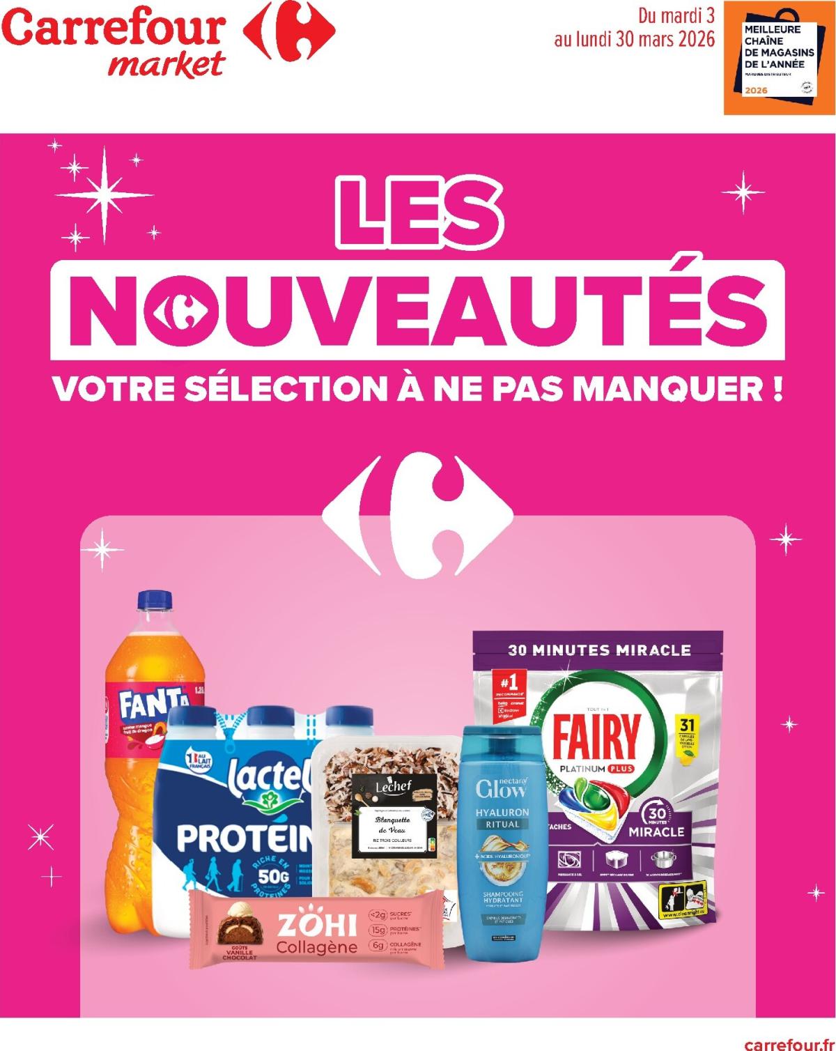Catalogue Carrefour Market - Les Nouveautés valable du 03/03/2026 au 30/03/2026