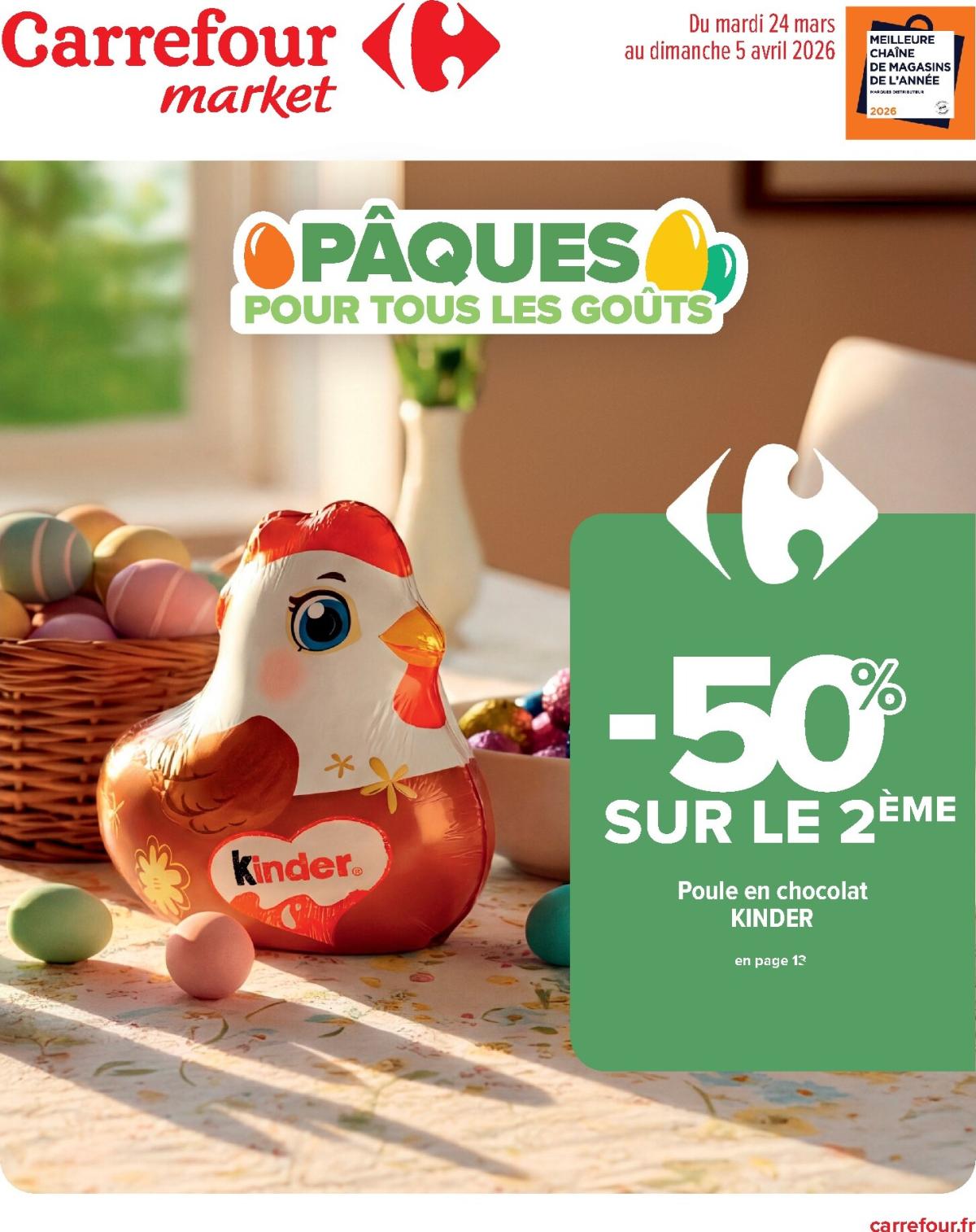 Catalogue Carrefour Market valable du 24/03/2026 au 05/04/2026