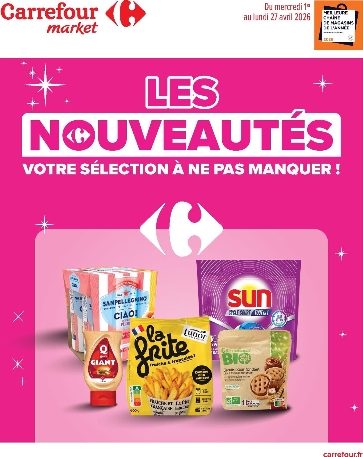 Catalogue Carrefour Market - Les Nouveautés valable du 01/04/2026 au 27/04/2026