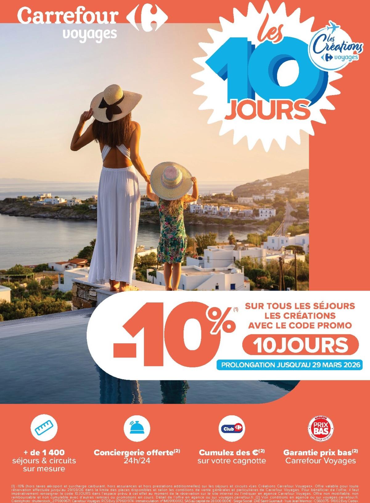 Catalogue Carrefour Market - Voyages valable du 06/03/2026 au 29/03/2026