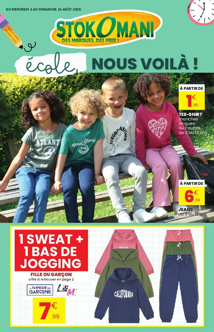 Catalogue Stokomani valable du 06/08 au 24/08