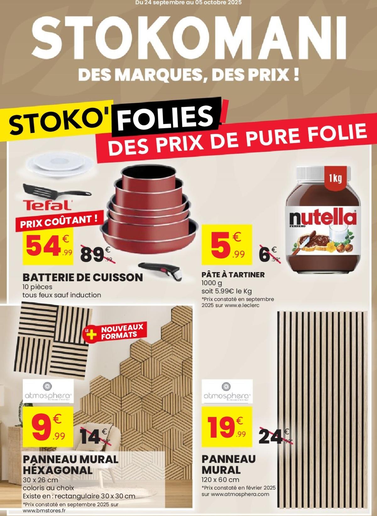 Catalogue Stokomani valable du 24/09 au 05/10
