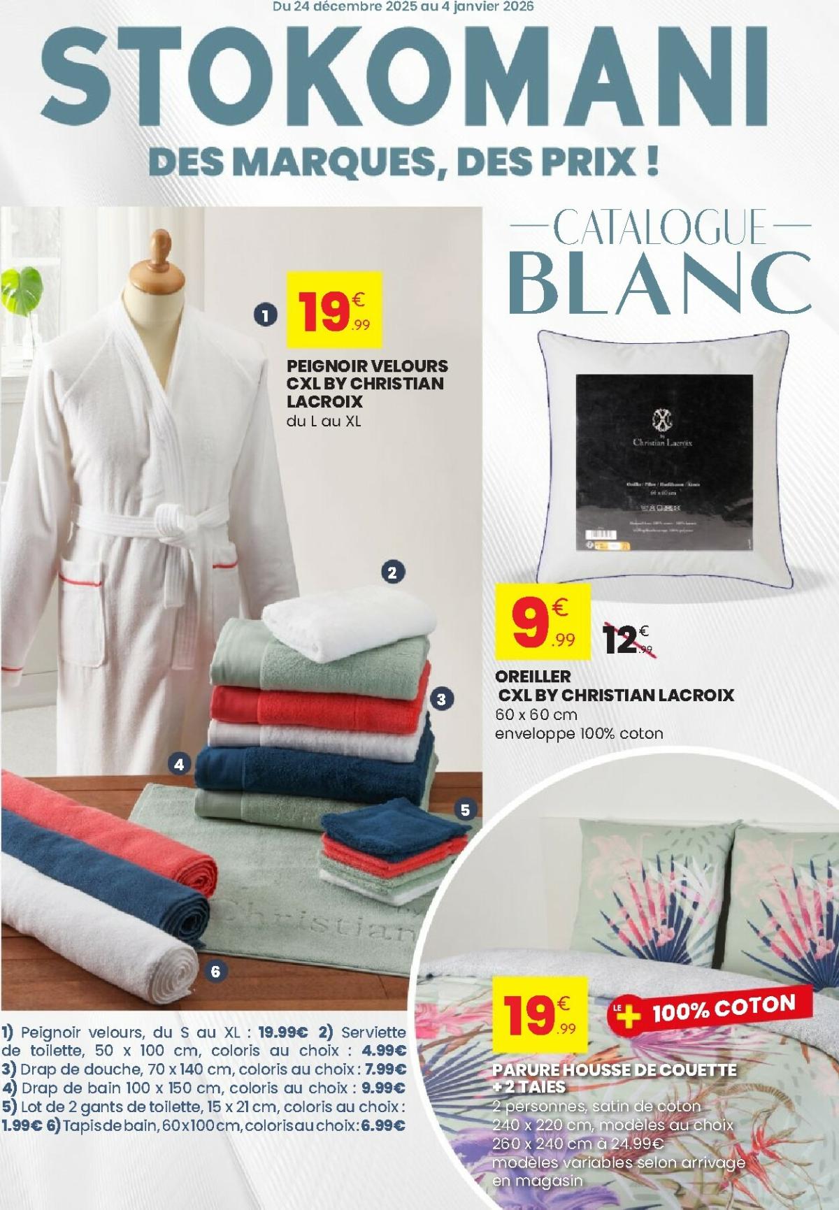Catalogue Stokomani valable du 24/12 au 04/01