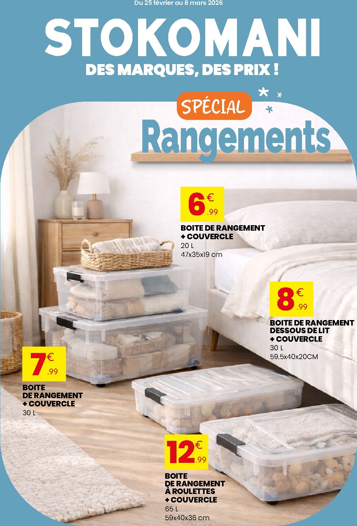 Catalogue Stokomani - Rangements valable du 25/02/2026 au 08/03/2026