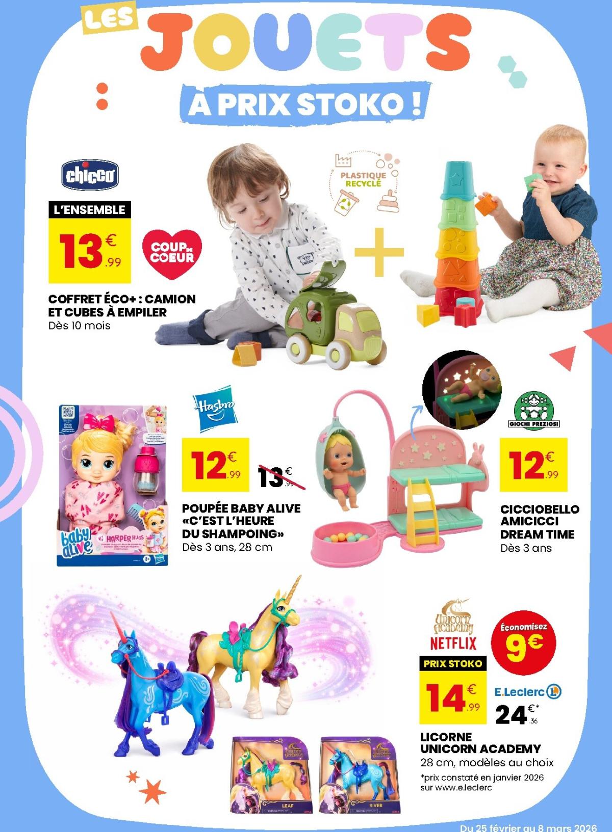 Catalogue Stokomani - Les Jouets valable du 25/02/2026 au 08/03/2026