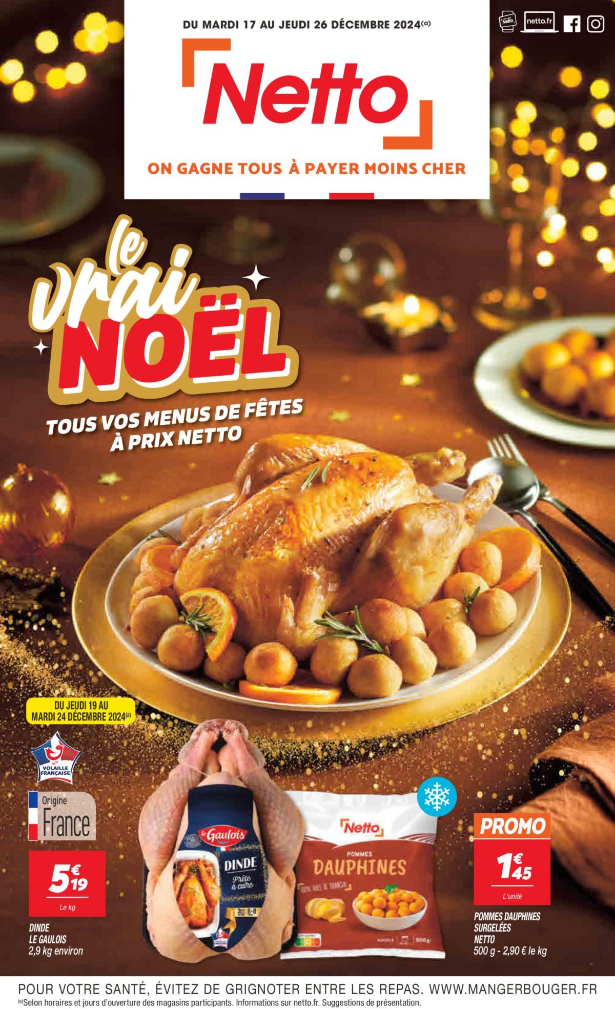 Catalogue Netto - Noél valable dès 17/12 - 26/12