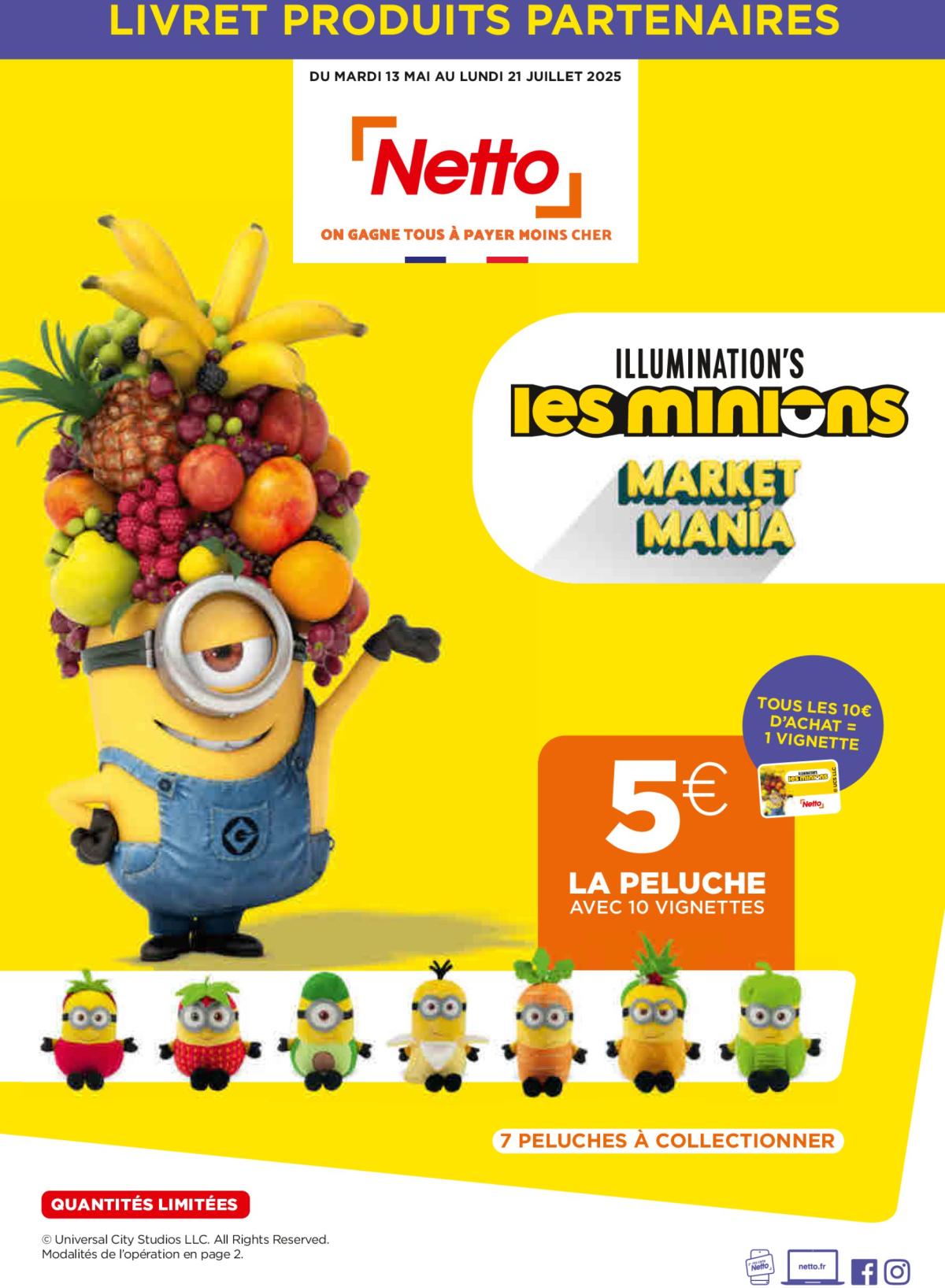 Catalogue Netto - Les Minions Market Mania valable dès 13/05 - 21/07
