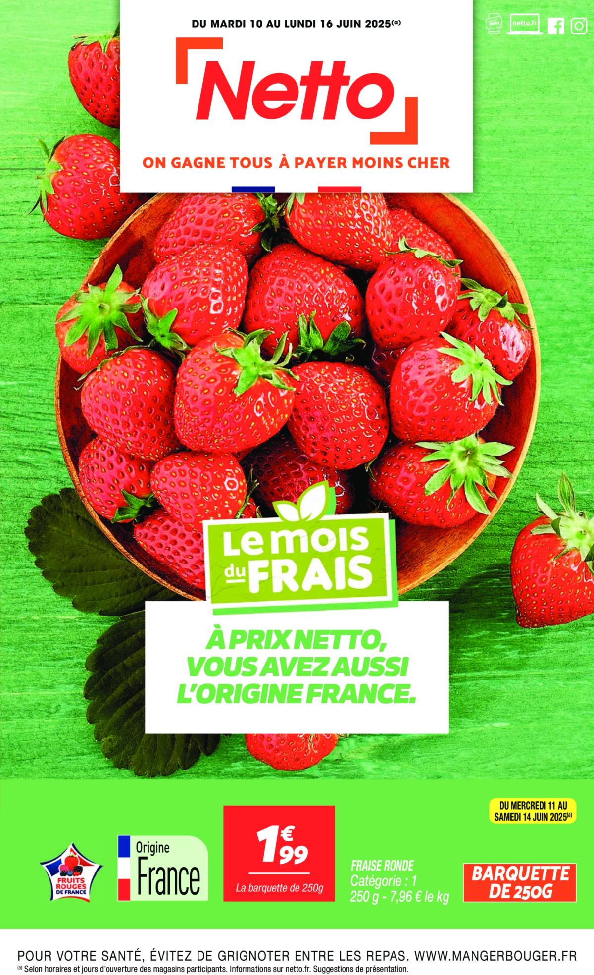 Catalogue Netto valable du 10/06 au 16/06