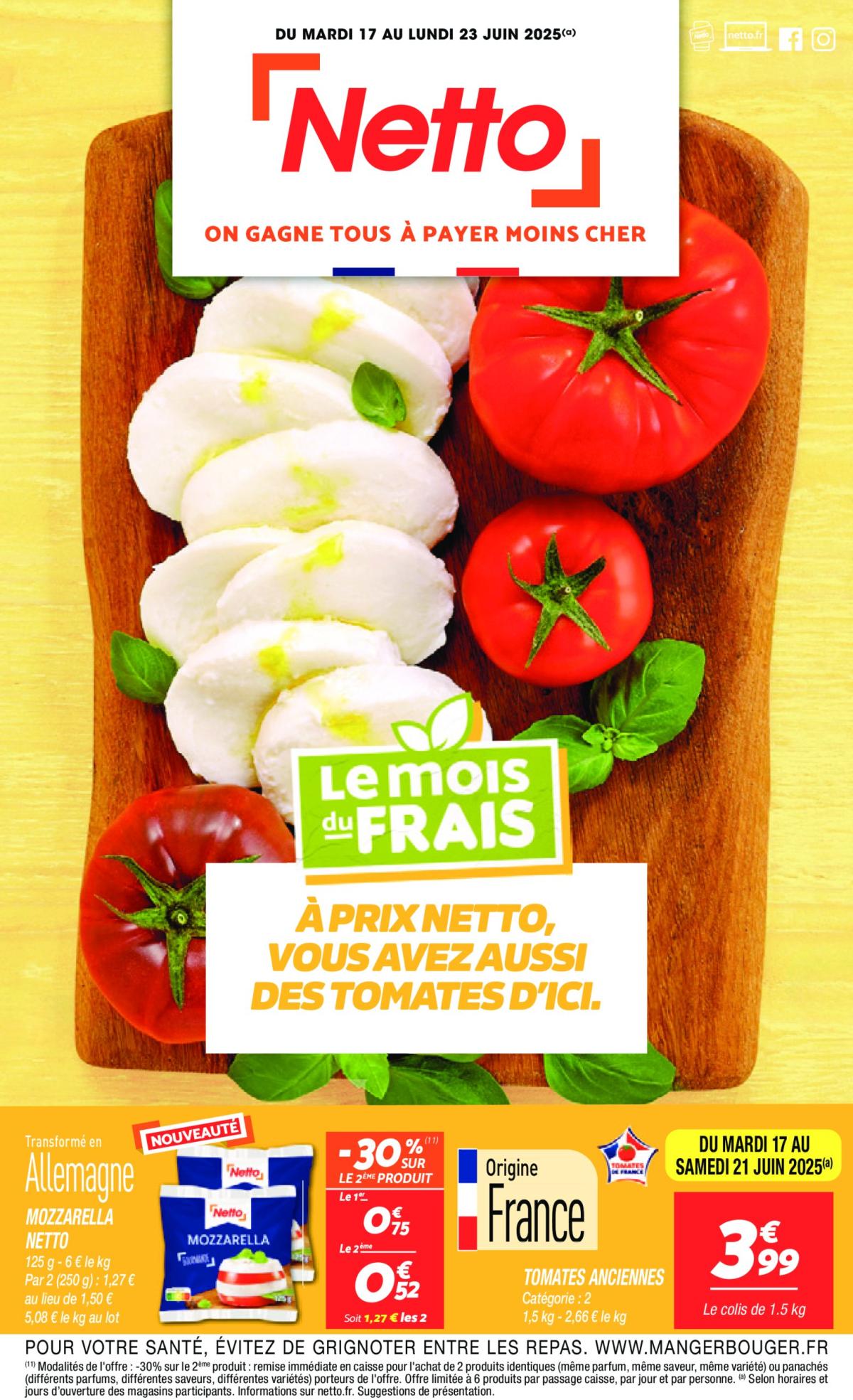 Catalogue Netto valable du 17/06 au 23/06