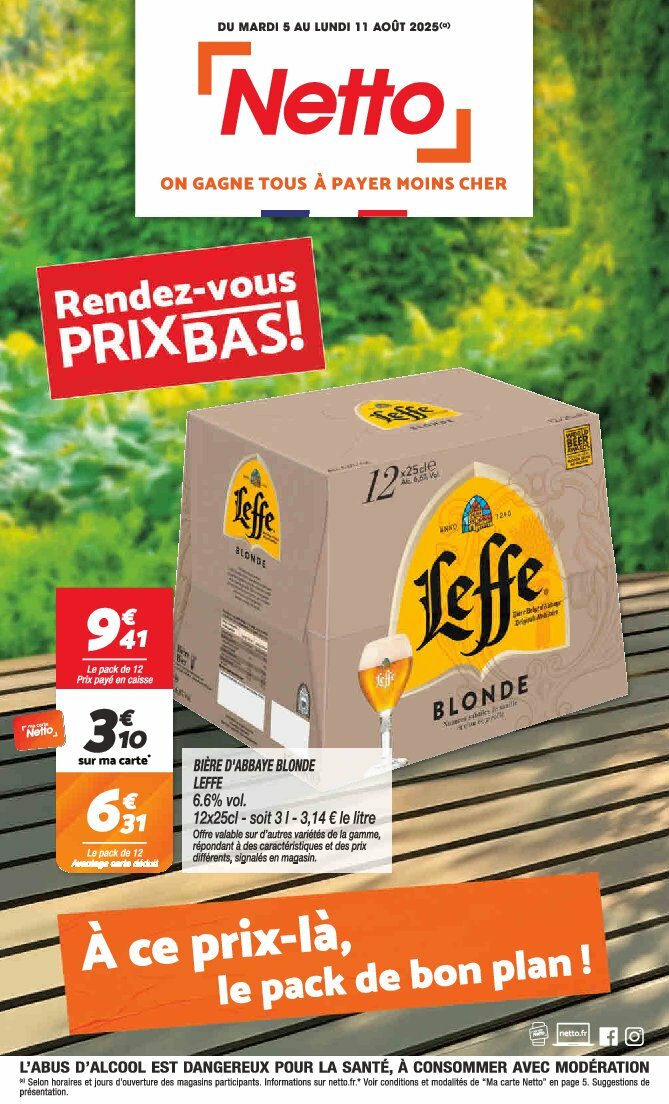 Catalogue Netto valable du 05/08 au 11/08