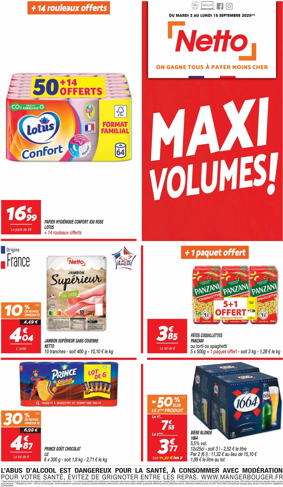 Catalogue Netto valable du 02/09 au 15/09