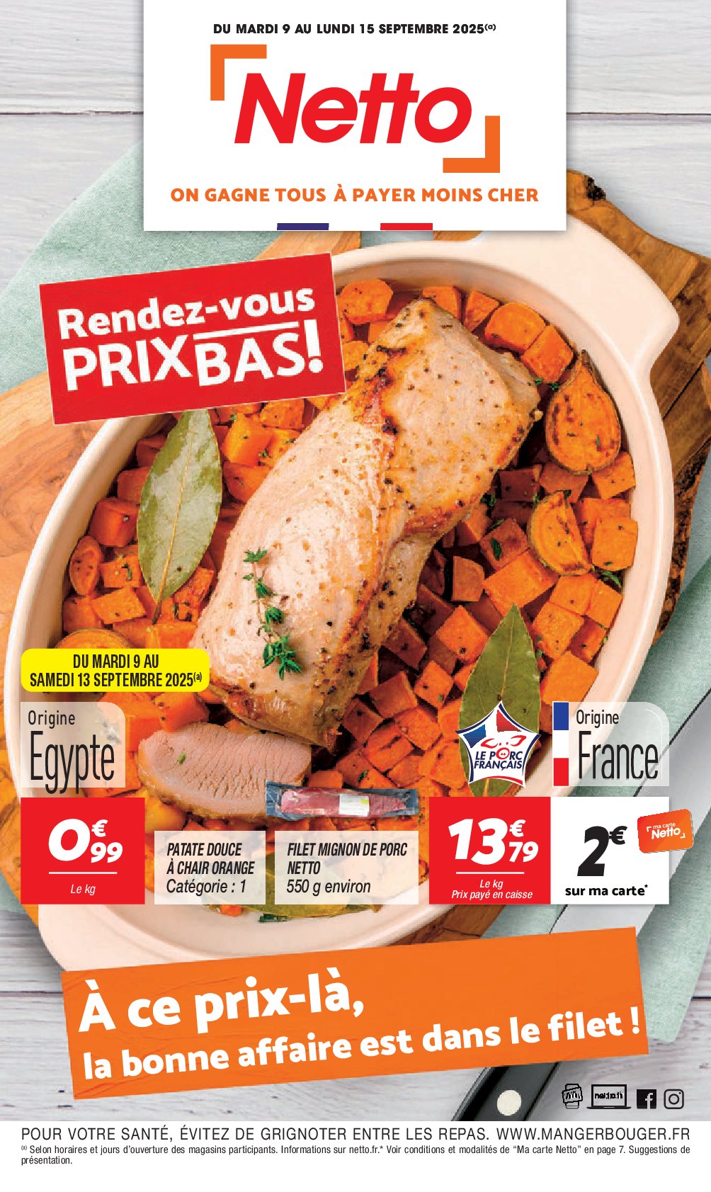 Catalogue Netto valable du 09/09 au 15/09