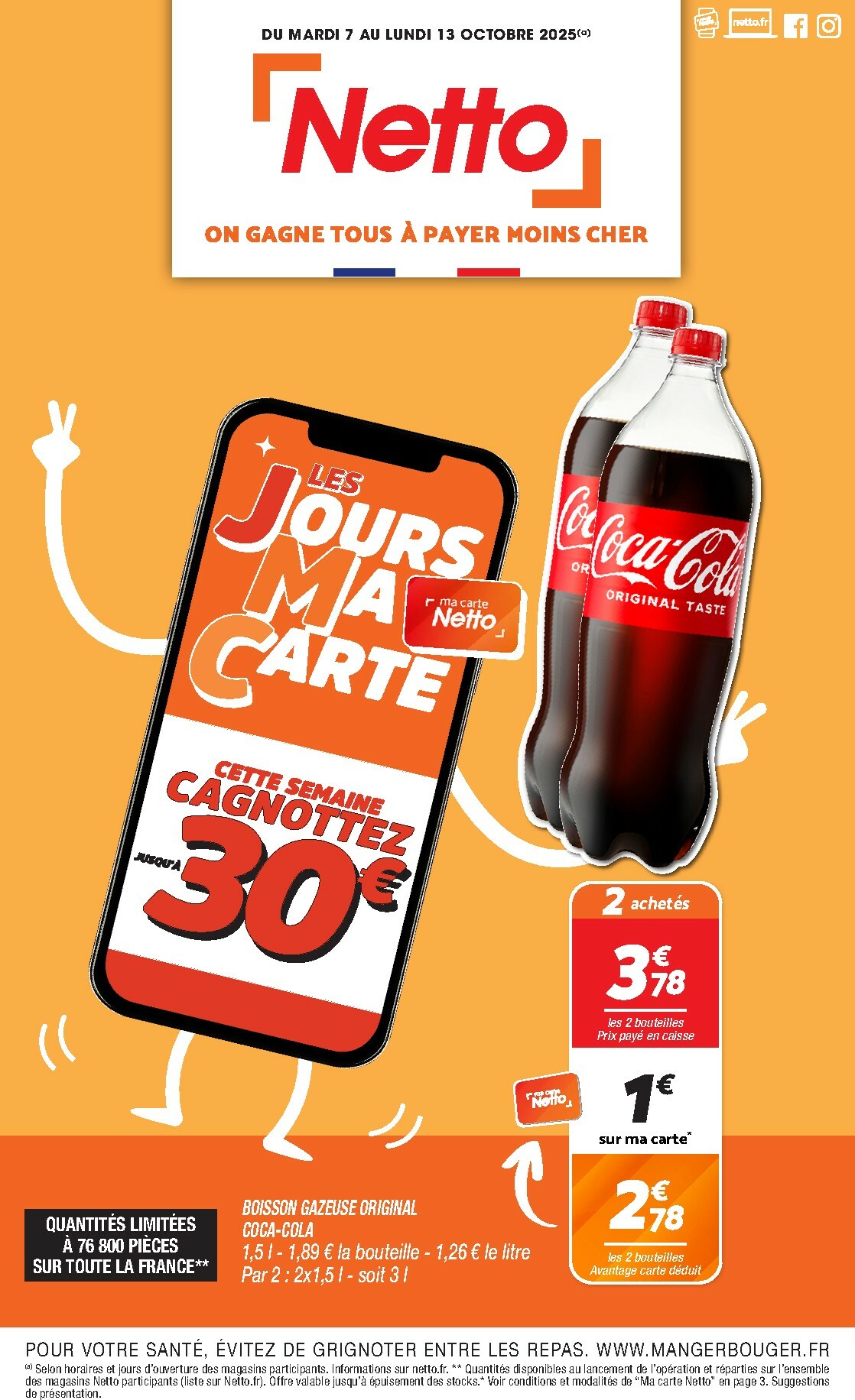 Catalogue Netto - Les Jours Ma Carte valable du 07/10 au 13/10