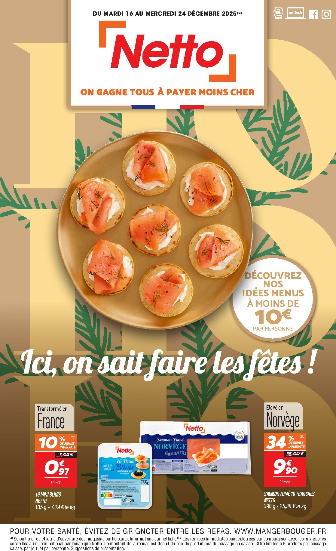 Catalogue Netto - Festif valable du 16/12 au 24/12