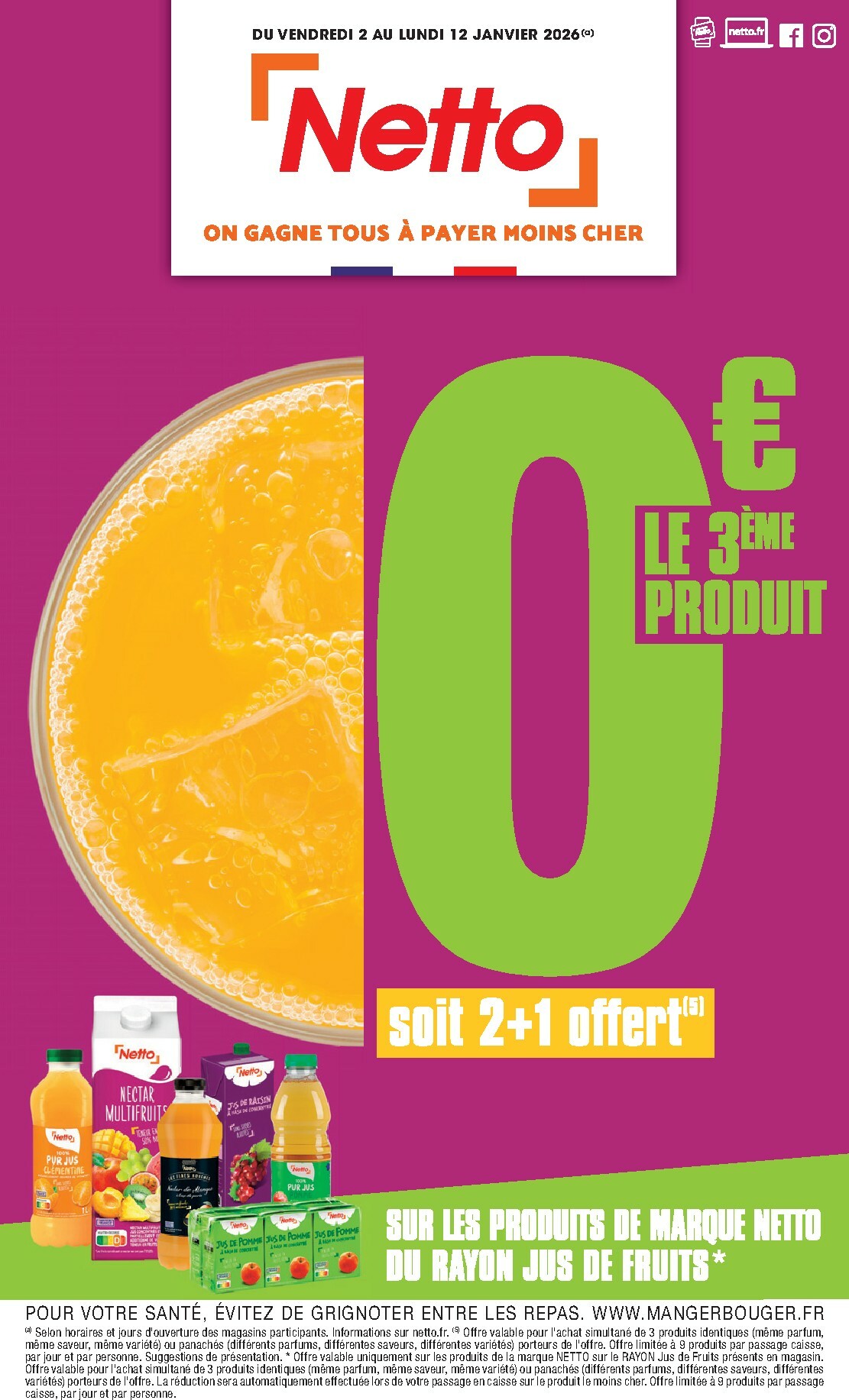 Catalogue Netto - Janvier valable du 02/01 au 12/01