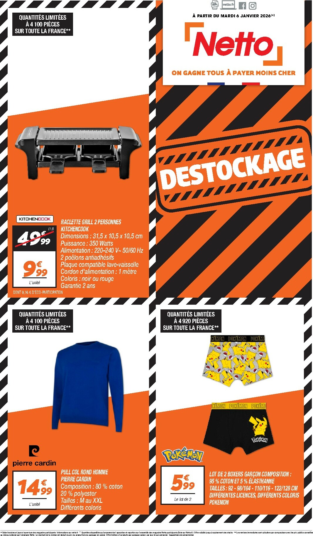 Catalogue Netto - Destockage valable du 06/01 au 31/01