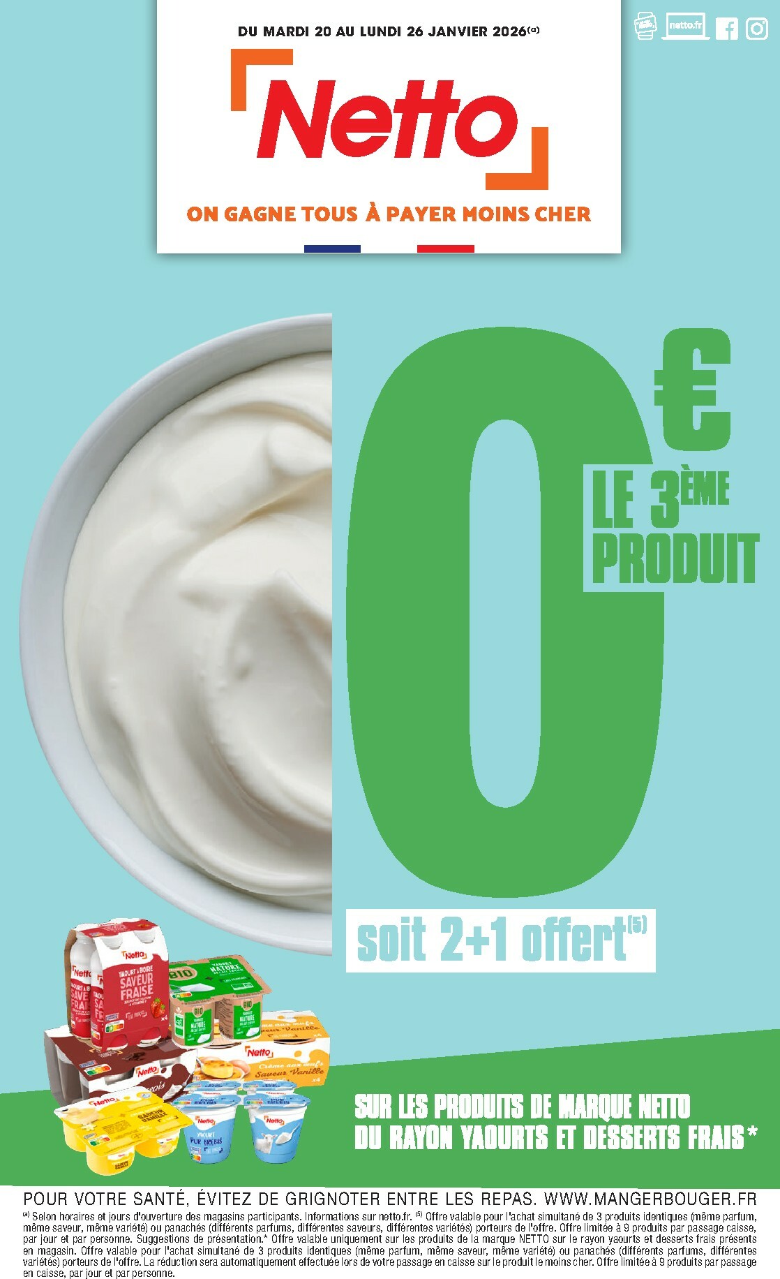 Catalogue Netto valable du 20/01 au 26/01