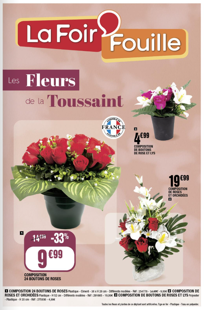 Catalogue La Foir'Fouille - Toussaint valable du 15/09 au 28/09