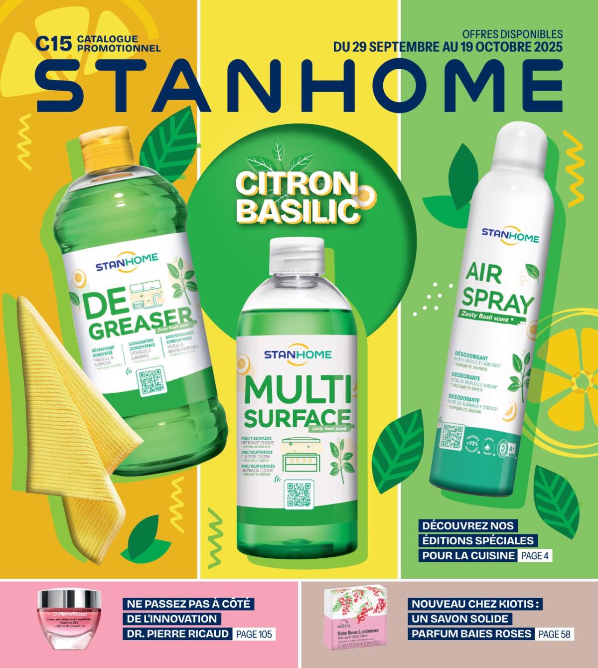 Catalogue Stanhome valable du 29/09 au 19/10
