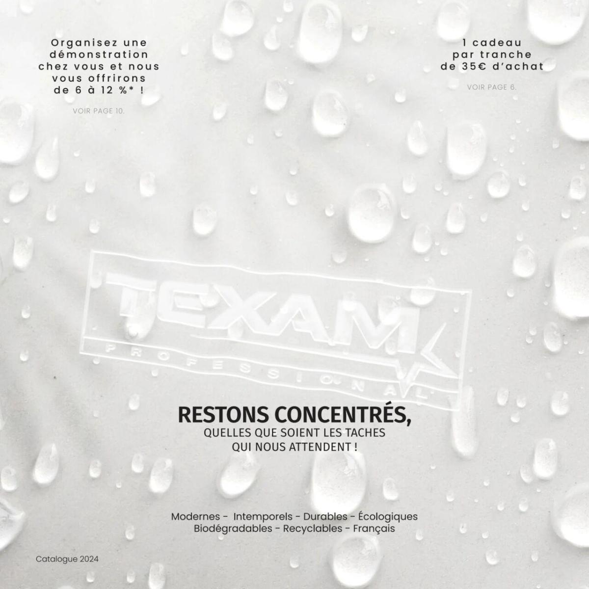 Texam catalogue à partir du 01/02/2024 - 31/12/2024