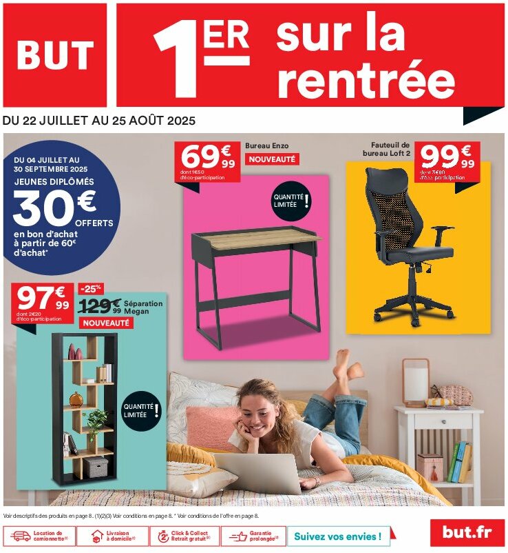 Catalogue But - Retour à l'école valable du 22/07 au 25/08