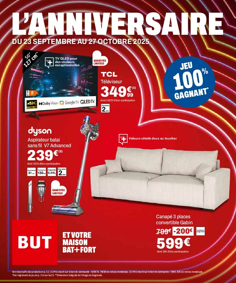 Catalogue But - L'anniversaire valable du 22/09 au 27/09