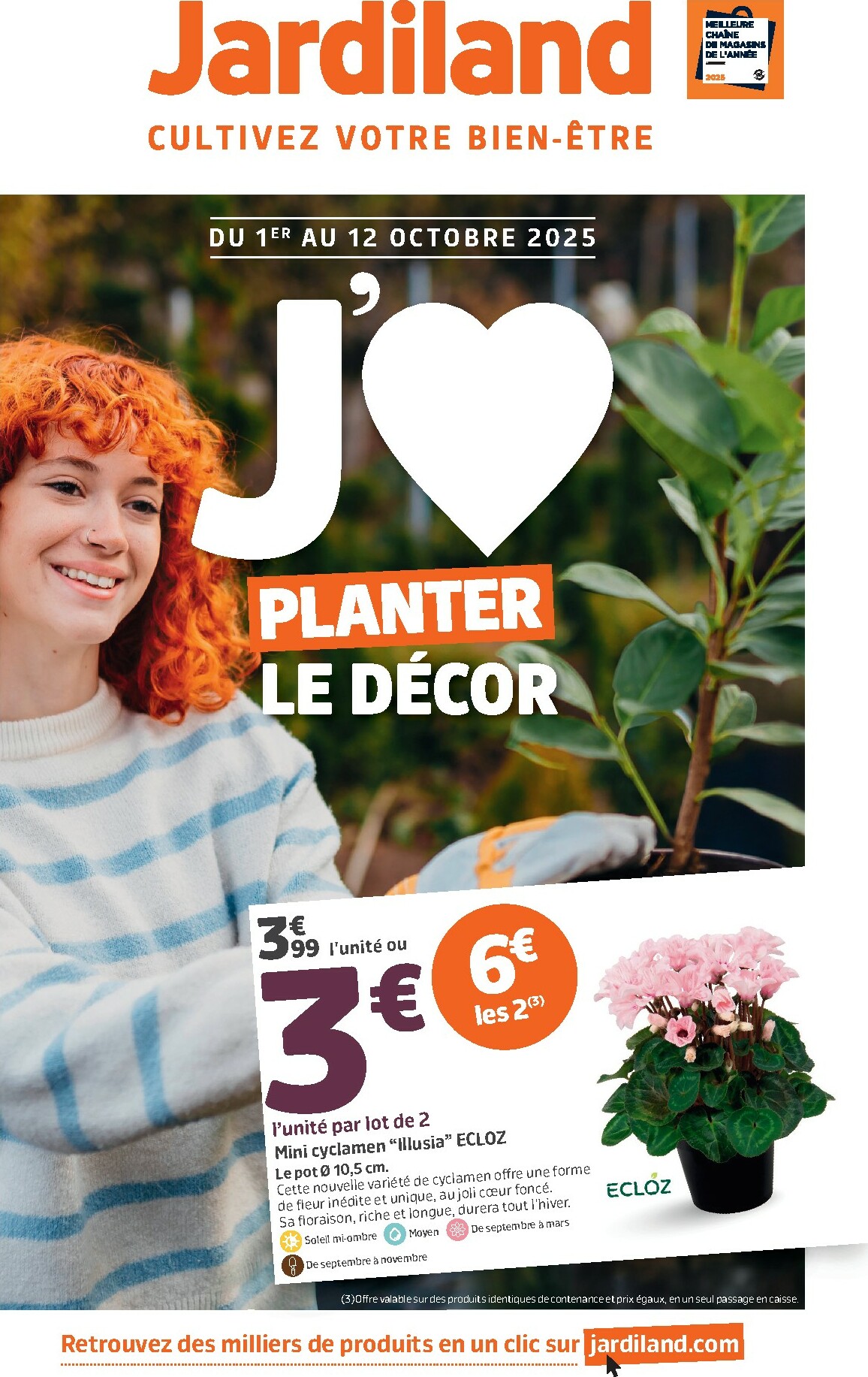 Catalogue Jardiland valable du 01/10 au 12/10
