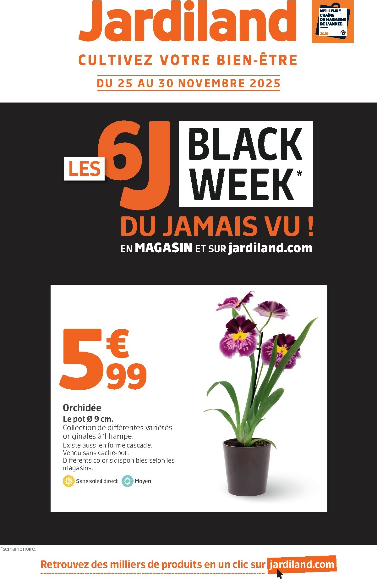 Catalogue Jardiland - Black Week valable du 25/11 au 30/11