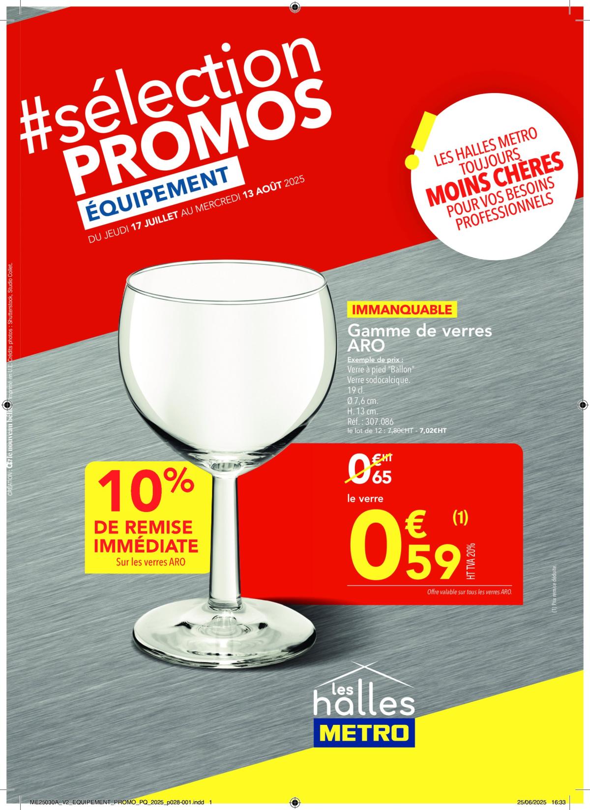 Catalogue Metro - Sélection Promos Equipement valable du 17/07 au 13/08